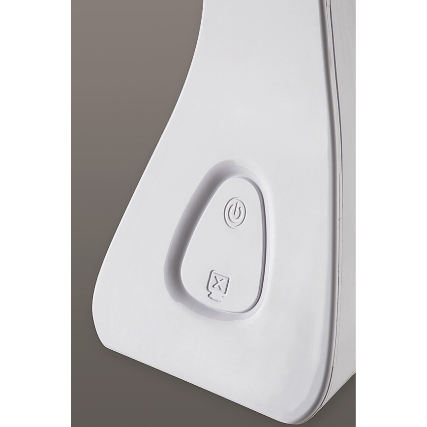 Rabalux - LED dimbar bordslampa med display LED/7W/5V 4000K vit